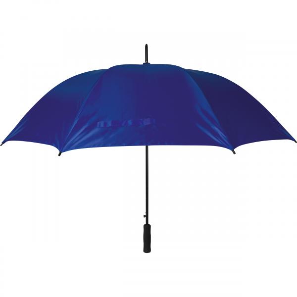 Automatik-Regenschirm XXL / mit Softgriff / Farbe: blau