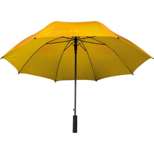 Automatik-Regenschirm XXL / mit Softgriff / Farbe: gelb