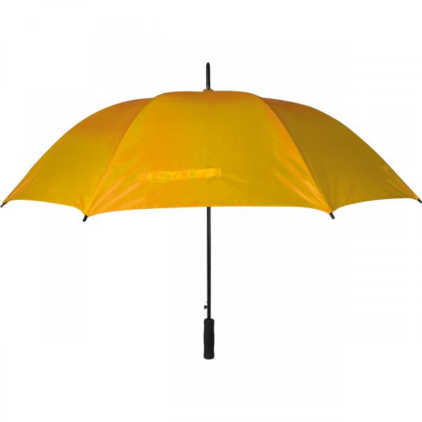 Automatik-Regenschirm XXL / mit Softgriff / Farbe: gelb