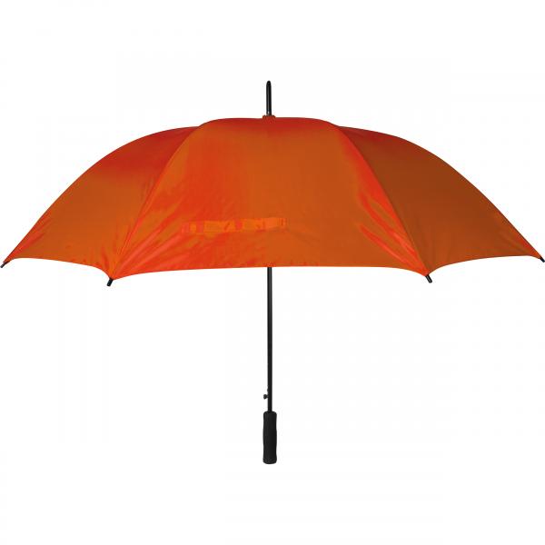 Automatik-Regenschirm XXL / mit Softgriff / Farbe: orange