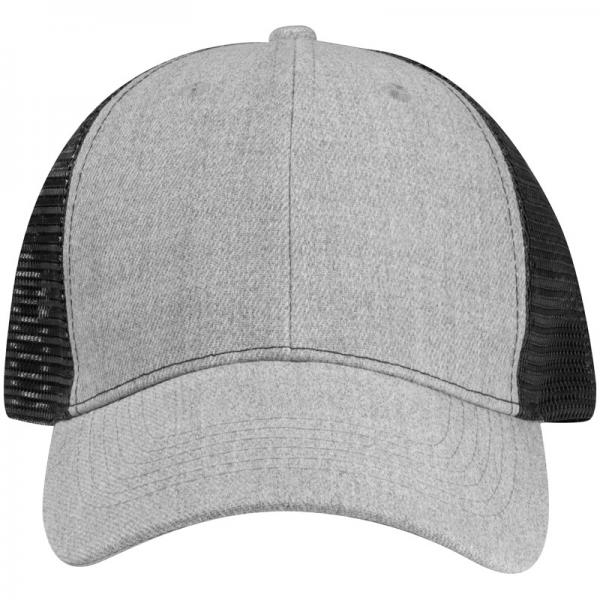 Basecap mit Netz / Farbe: grau-schwarz