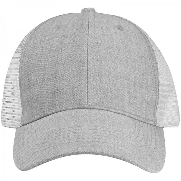 Basecap mit Netz / Farbe: grau-weiß