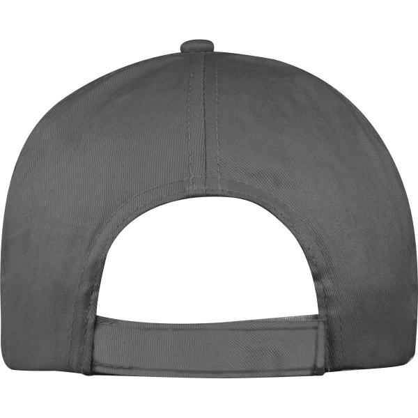 Baumwoll Basecap 5 Panel / Farbe: anthrazit