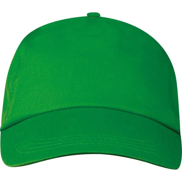 Baumwoll Basecap 5 Panel / Farbe: grün