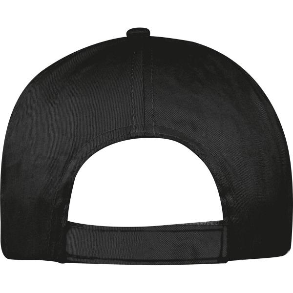 Baumwoll Basecap 5 Panel / Farbe: schwarz