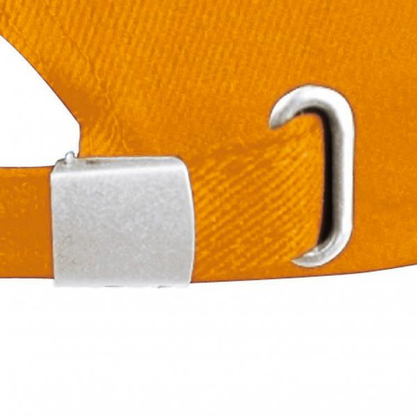 Baumwoll-Basecap 6 Panel heavy-brushed Cotton / Farbe: orange