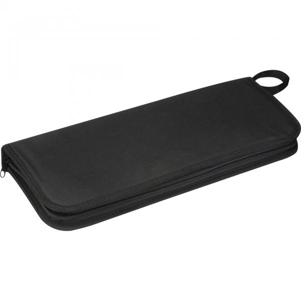 BBQ Tasche mit Schneidebrett,Grillwender, Fleischgabel, Fleischmesser mit Gravur