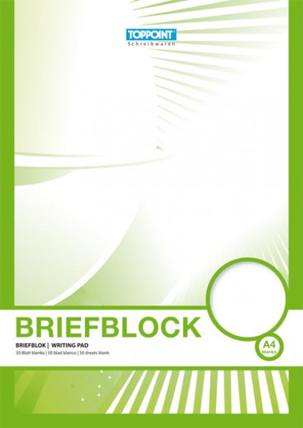 Briefblock blanco DIN A4 Schreibblock