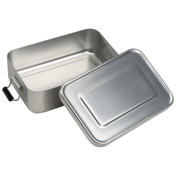Brotzeitdose mit Gravur / aus Aluminium / Lunchbox / Brotdose