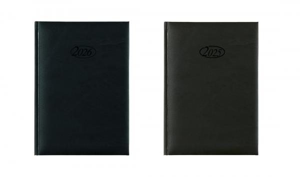 Buchkalender Set 2025 + 2026 / Chefkalender / Farbe: schwarz