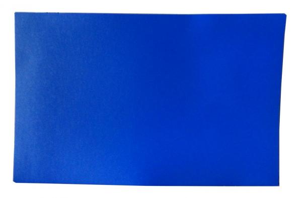 Büro Schreibtischunterlage / Größe: 32x50cm / rutschfest / Farbe: blau