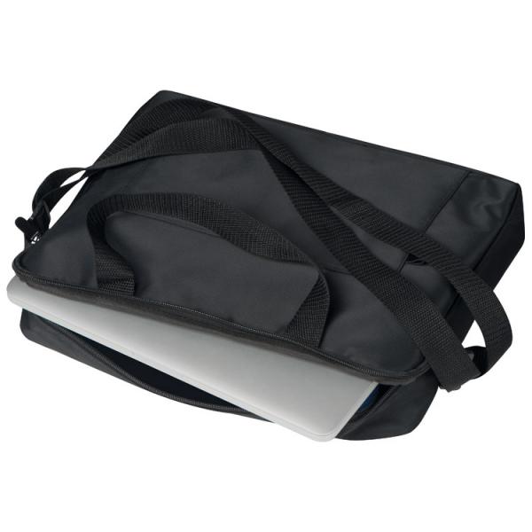 Businesstasche aus Polyester / Umhängetasche / Farbe: schwarz