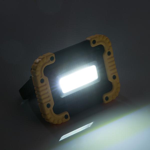 COB Baulampe oder Arbeitslampe / Farbe: schwarz-gelb