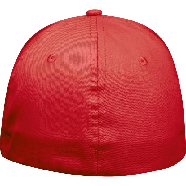 CrisMa 6 Panel Baseballcap aus recycelter Baumwolle / Farbe: rot