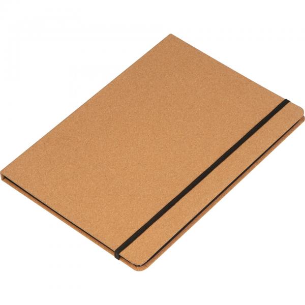 Dokumentenmappe / aus Kork / DIN A4 / mit Schreibblock 60 Blatt