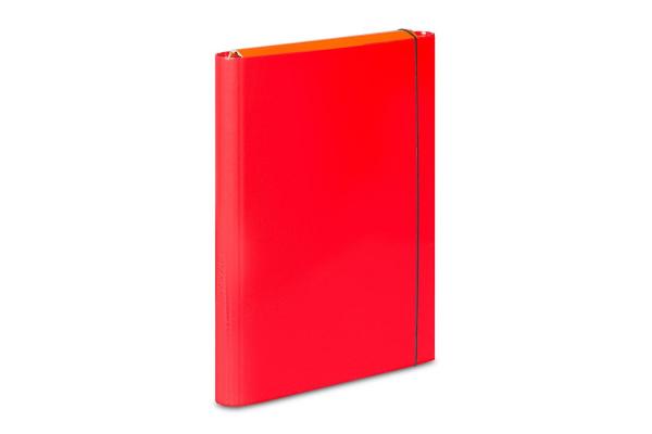 Dokumentenmappe "Duo Colors" / Heftbox / A4 / Aussenfarbe: rot