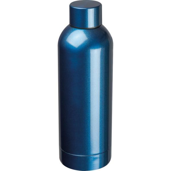 Doppelwandige Vakuum Trinkflasche aus Edelstahl / 500 ml / Farbe: dunkelblau