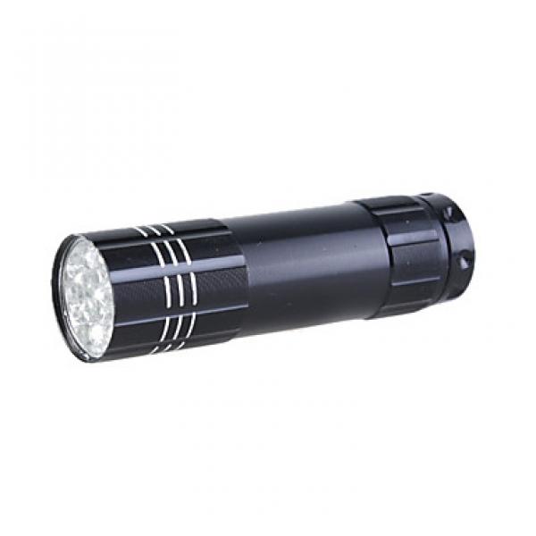 EAXUS LED Taschenlampe mit 9 LEDs / torch light - Aluminium Gehäuse