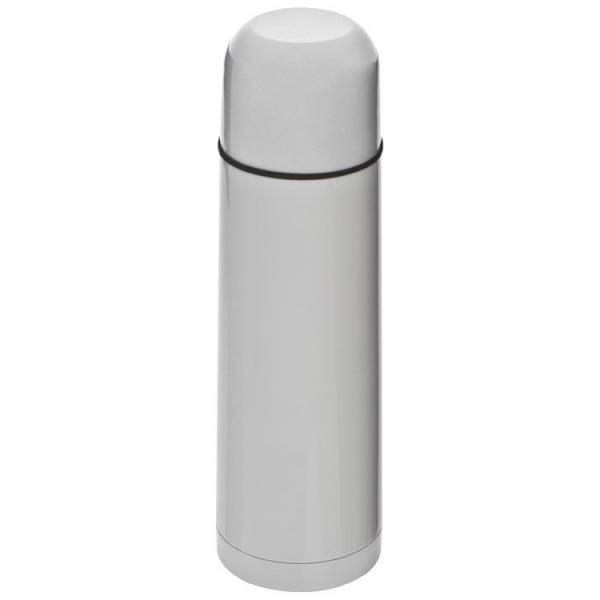 Edelstahl Isolierkanne / Thermosflasche / Thermoskanne / 0,5l / Farbe: weiß