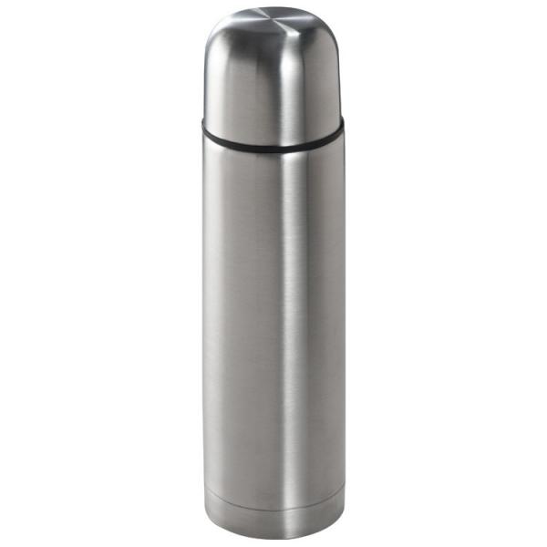 Edelstahl Isolierkanne / Thermosflasche / Thermoskanne / Farbe: silber