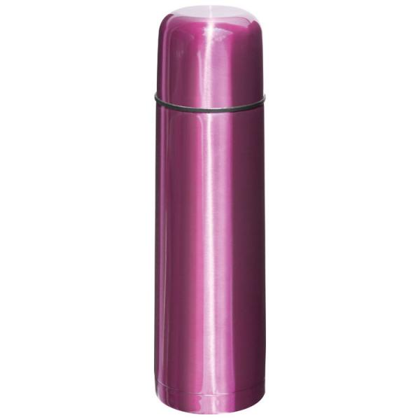 Edelstahl Isolierkanne mit Gravur / Thermosflasche / Thermoskanne / Farbe: pink