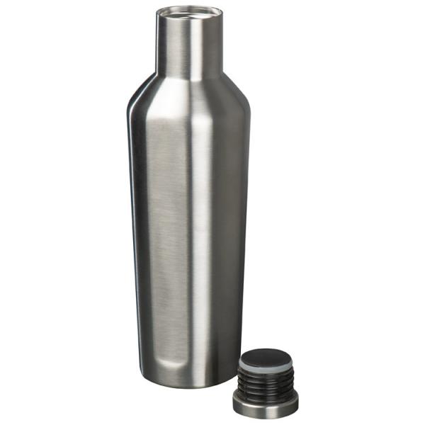 Edelstahl Vakuum-Trinkflasche mit Namensgravur - mit auslaufsicherem Verschluß