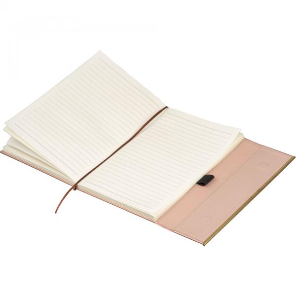Edles Schreibset mit Notizbuch und Kugelschreiber / im Geschenkkarton / Kupfer