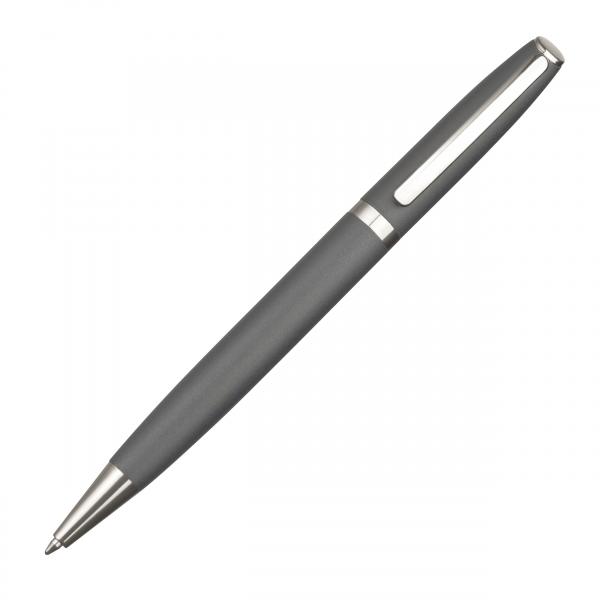 Eleganter Kugelschreiber mit Gravur / aus Metall / Farbe: anthrazit