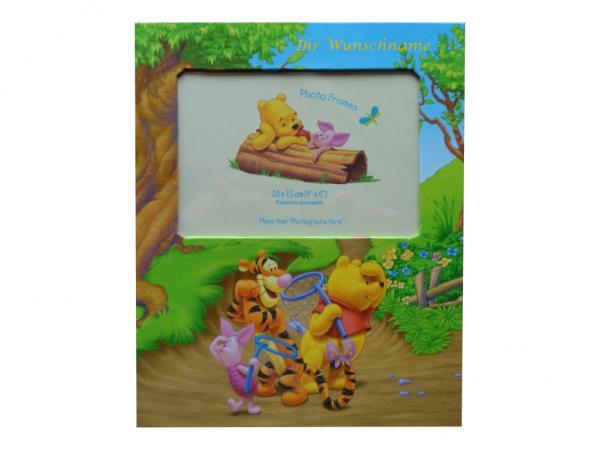 Fotorahmen mit goldgefärbter Gravur Disney's "Winnie the Pooh" für 10x15cm