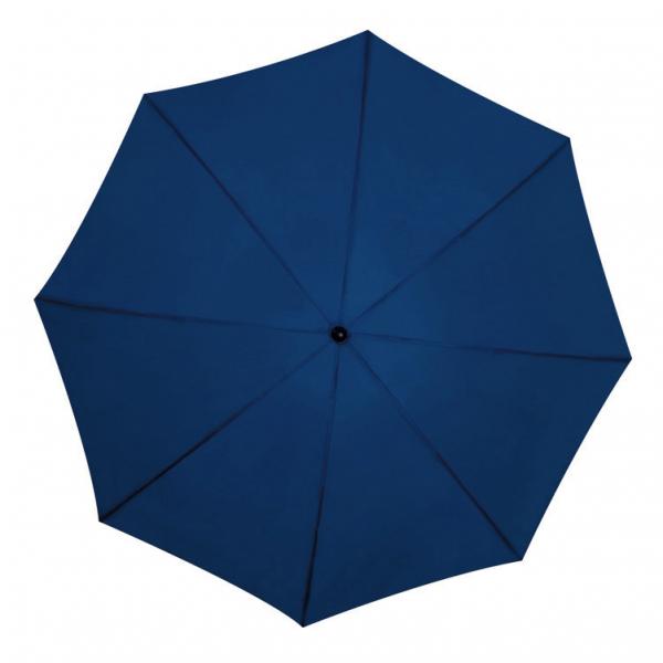 Großer Regenschirm / mit angenehmem Softgriff / Farbe: dunkelblau