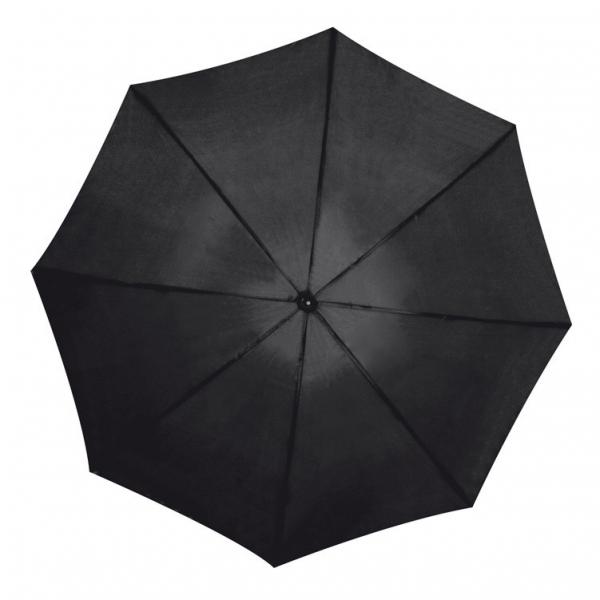 Großer Regenschirm / mit angenehmem Softgriff / Farbe: schwarz