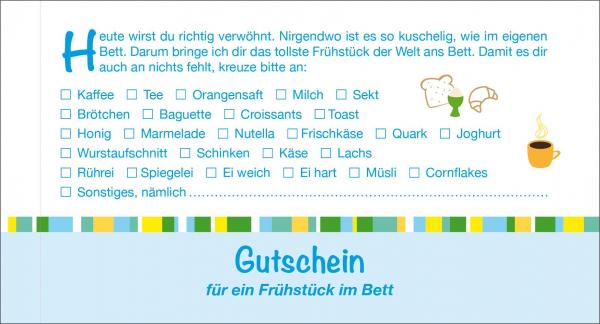 Gutscheinheft / "12 Gutscheine für den besten Papa"