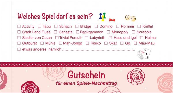 Gutscheinheft / "12 Gutscheine für die beste Mama"