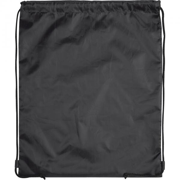 Gymbag / Sportbeutel / Turnbeutel / aus recyceltem Polyester / Farbe: schwarz