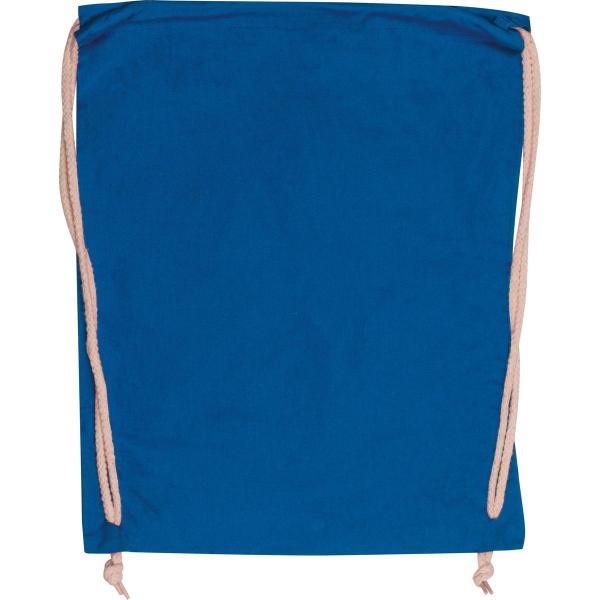 Gymbag / Sportbeutel / Turnbeutel aus Baumwolle / Farbe: blau