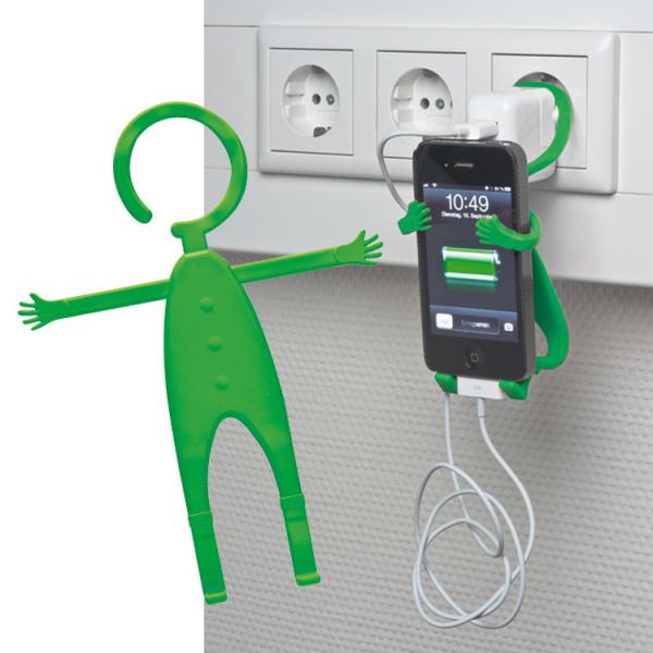Handyhalter "Fleximännchen" / Farbe: grün