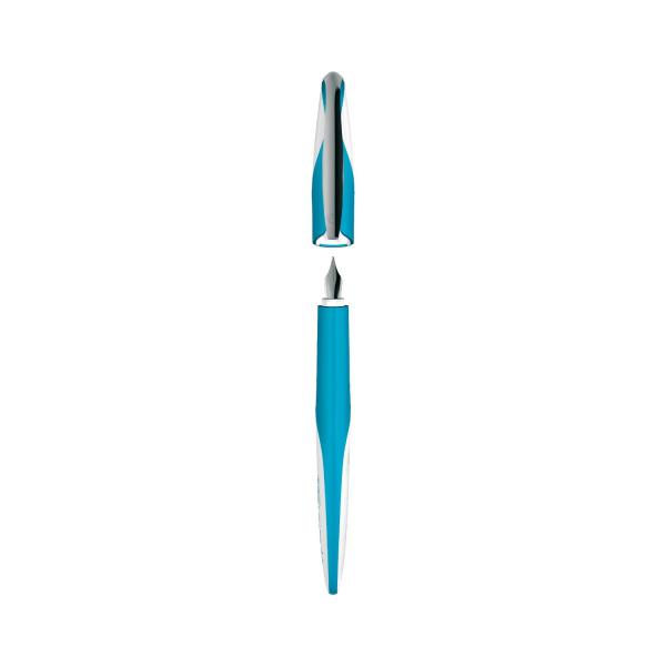 Herlitz Füllhalter "my.pen" / Füller / "Ocean Blue" + 100 Füllerpatronen