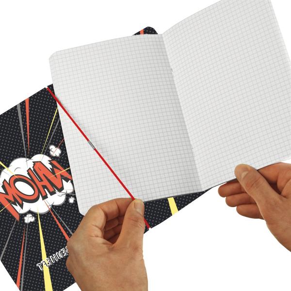 Herlitz Hausaufgabenheft flex / PP Cover  / A5 / 48+20 Blatt / "Comic"