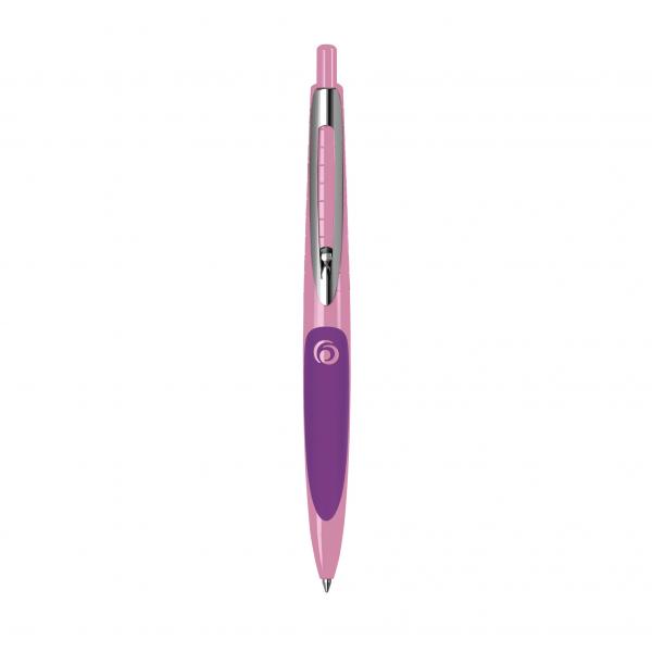 Herlitz Kugelschreiber my.pen mit Namensgravur - Farbe: rosa-lila