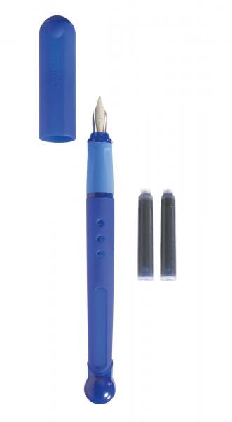 Herlitz Linkshänder Füllhalter "Tornado" / Füller / Farbe: blau