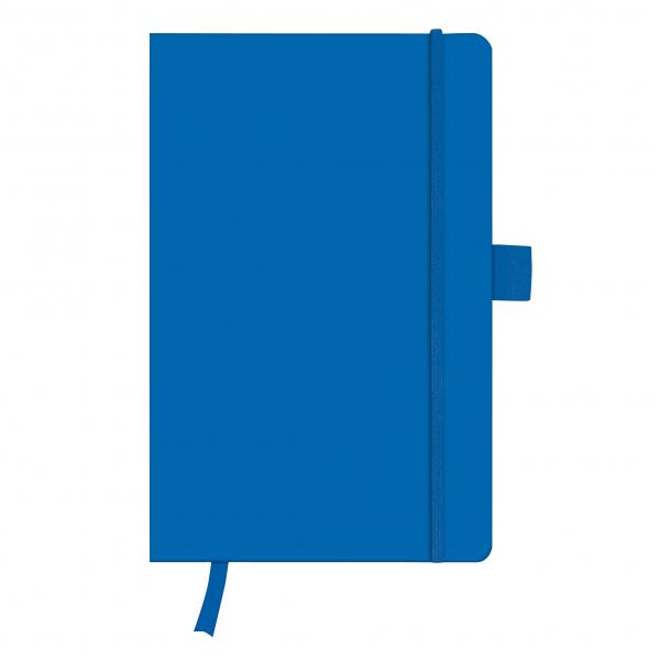 Herlitz Notizbuch / DIN A5 / 96 Blatt / liniert / in Lederoptik / Farbe: blau