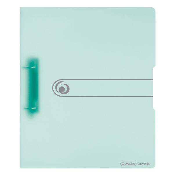 Herlitz Ringbuch / DIN A4 / 2-Ringmechanik / PP / 38mm / transparent minze