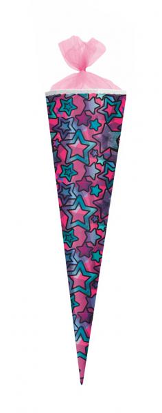 Herlitz Schultüte / Zuckertüte / 85cm / eckig / "Sterne"