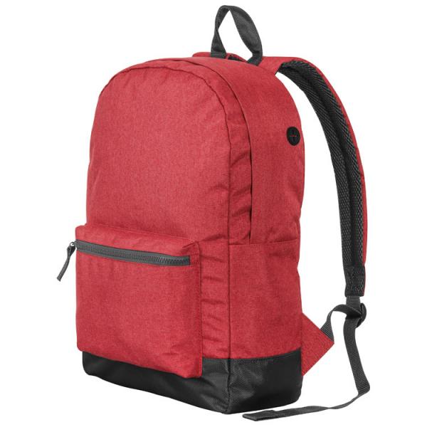 Hochwertiger Rucksack aus Polyester / Farbe: rot