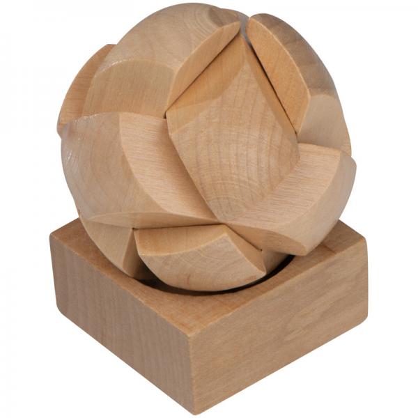 Holz Puzzle Ball mit Gravur