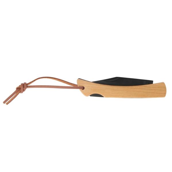 Holz Taschenmesser mit Gravur / aus Bambus
