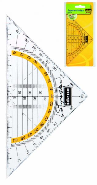 IDENA Superflex Geo-Dreieck Geometriedreieck / biegsam