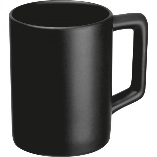 Keramiktasse / Kaffeetasse / 350 ml / Farbe: schwarz