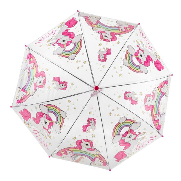 Kinder Regenschirm / Ø83x66cm / "Einhorn"