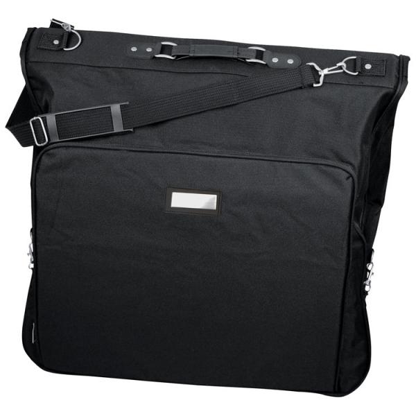Kleidersack aus Polyester mit Namensgravur - mit Metallschild